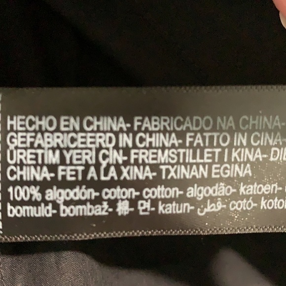 NWT Massimo Dutti Black Poplin Midi Dress Size L. - Picture 9 of 10